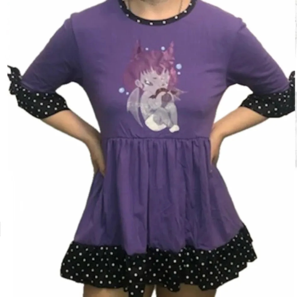 Tiny Terrors Bratty Batty Dress