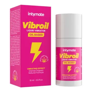 Ulei intim INTYMATE Vibroil - Liquid Vibrator. cu efect de furnicături. pentru stimularea clitorisului și orgasm intens. 15 ml