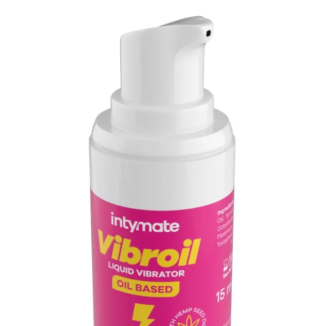 Ulei intim INTYMATE Vibroil - Liquid Vibrator. cu efect de furnicături. pentru stimularea clitorisului și orgasm intens. 15 ml