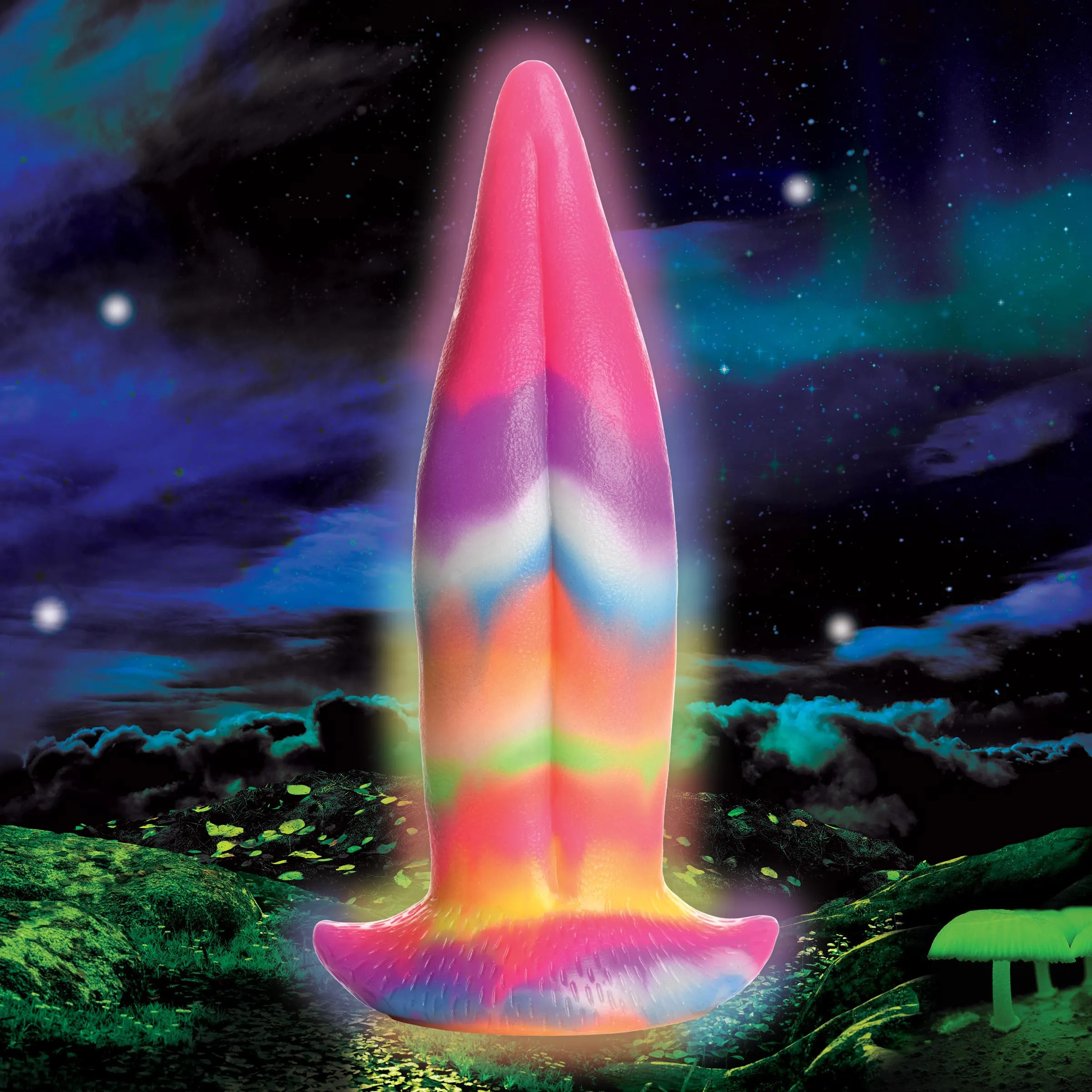 Unicorn Kiss Glow In The Dark Dildo