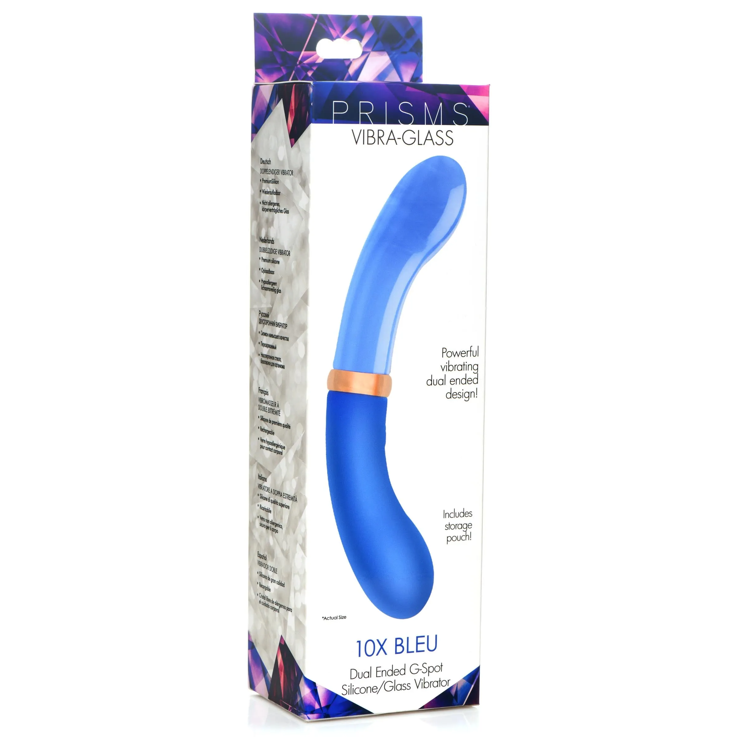 Vibra-Glass Dual Ended G-Spot Vibrator
