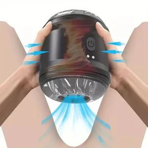 Vibrating Magnetic Suction Double Pass Training Masturbator