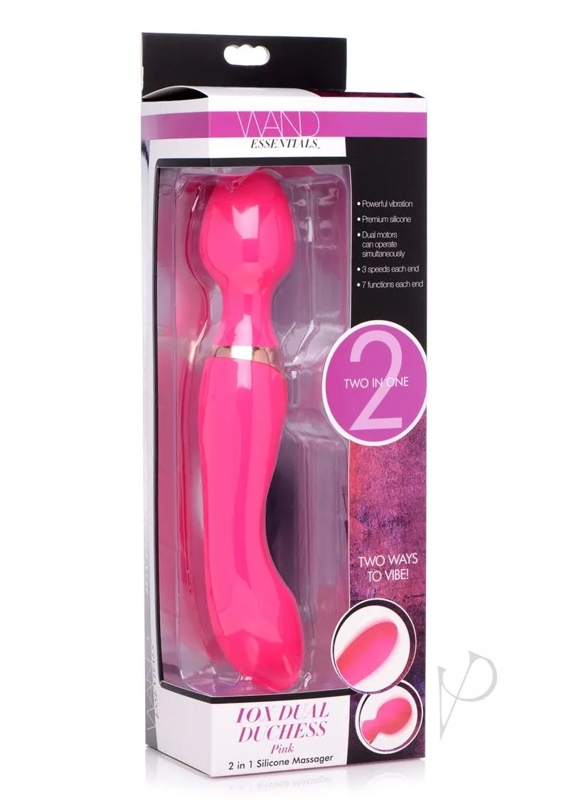 Wand Ess Dbl Silicone Vibe Wand Pnk