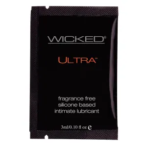 Wicked - Ultra Silicone Lubricant Sachet 3ml