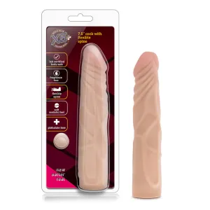 X5 Plus Realistic 7.5 in. Posable Dildo Beige