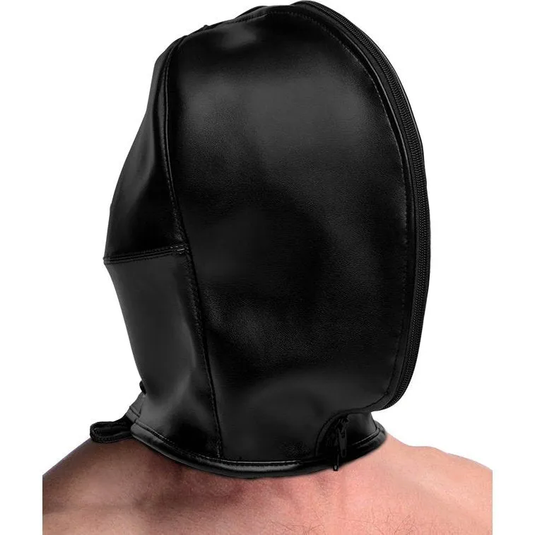 Zip Front Bondage Hood